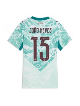 Ženski Nogometna dresi replika Portugalska Joao Neves #15 Gostujoči SP 2026 Kratek rokav